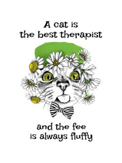 Alternative view of A cat is the best therapist