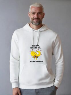 Buzz off! Fine, one kiss… but I’m still mad