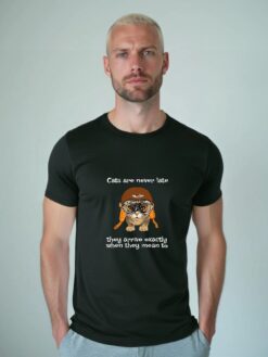Cats are never late