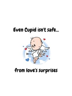 Alternative view of Even Cupid isn’t safe from love’s surprise