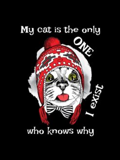 Alternative view of My cat is the only one who knows why I exist